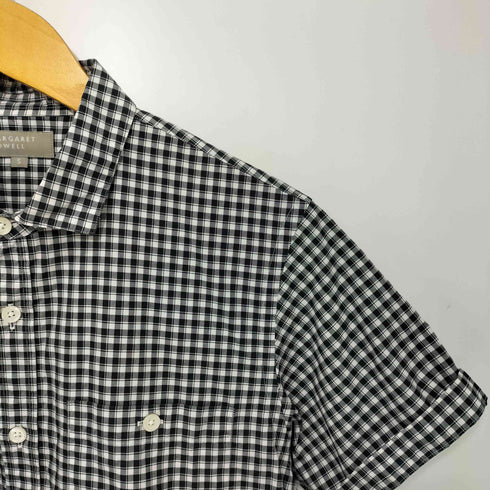 マーガレットハウエル MARGARET HOWELL チェック柄 ショートスリーブシャツ メンズ import:S