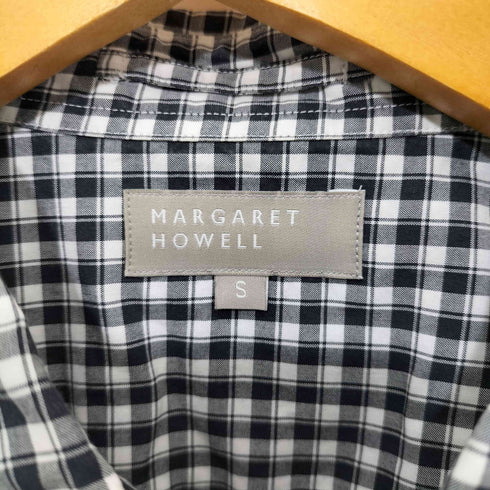 マーガレットハウエル MARGARET HOWELL チェック柄 ショートスリーブシャツ メンズ import:S
