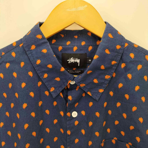 ステューシー Stussy Mini Paisley S/S Shirt ミニ ペイズリー シャツ メンズ import:M
