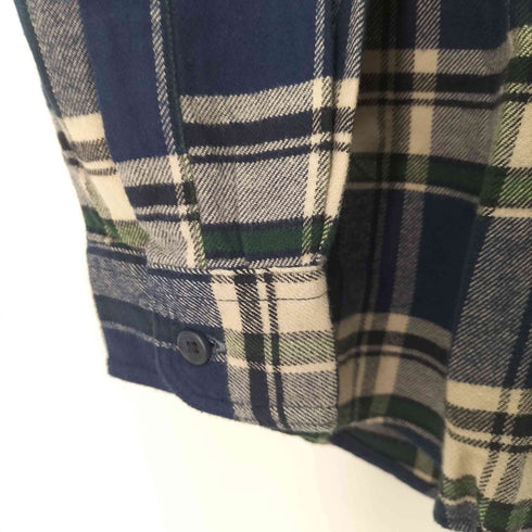 ユニクロ UNIQLO フランネルチェックシャツ メンズ JPN:M