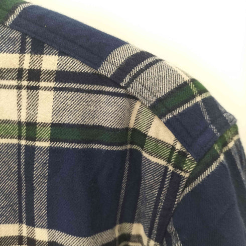 ユニクロ UNIQLO フランネルチェックシャツ メンズ JPN:M
