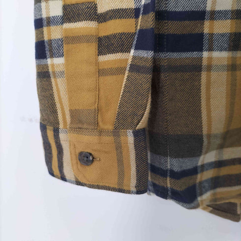 ユニクロ UNIQLO フランネルチェックシャツ メンズ JPN:M