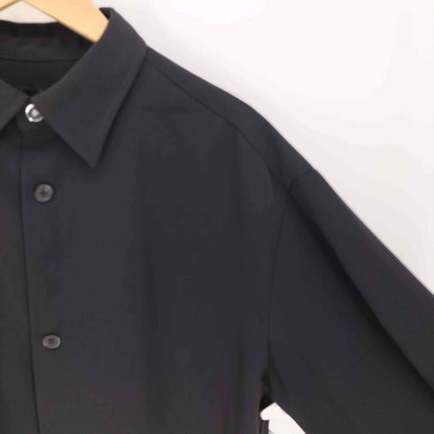 ハレ HARE トロミ クロップド S/S ドレープ ポリ シャツ メンズ JPN:M