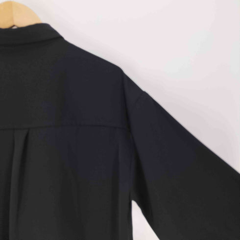 ハレ HARE トロミ クロップド S/S ドレープ ポリ シャツ メンズ JPN:M