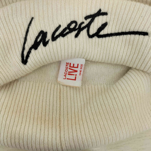 ラコステ LACOSTE ロゴ ビーニー メンズ ONE SIZE