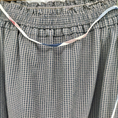 ブルーレーベルクレストブリッジ BLUE LABEL CRESTBRIDGE シアサッカー ティアード チェックスカート レディース 36