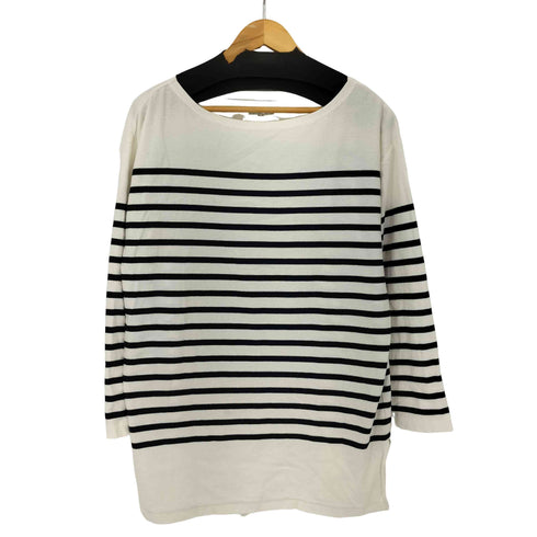ビューティーアンドユースユナイテッドアローズ BEAUTY & YOUTH UNITED ARROWS TRADITIONAL パネルボーダーロングスリーブカットソー レディース