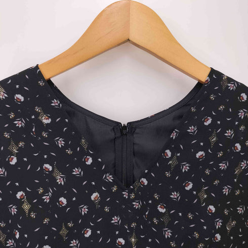 アルアバイル allureville Vネック フローラル 花柄 S/S ワンピース レディース JPN:2