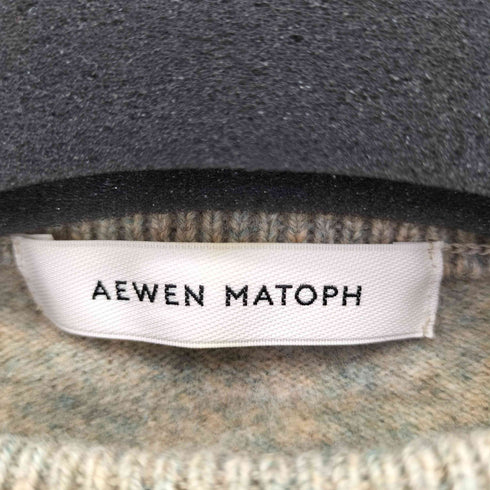 イウエンマトフ AEWEN MATOPH キルト プルオーバー ニット レディース