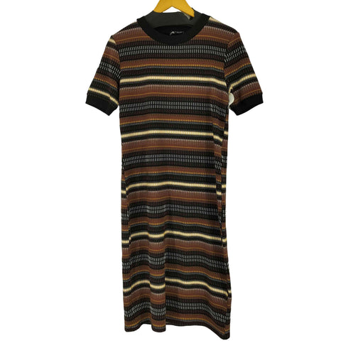ザラ ZARA 変わり織ワンピース レディース import:L