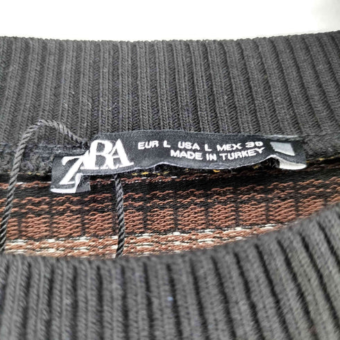 ザラ ZARA 変わり織ワンピース レディース import:L