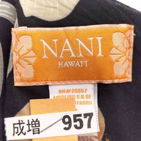 NANI HAWAII ボタニカル柄 S/S ワンピース レディース
