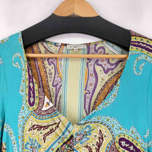 エトロ ETRO 総柄 S/S ワンピース レディース 48