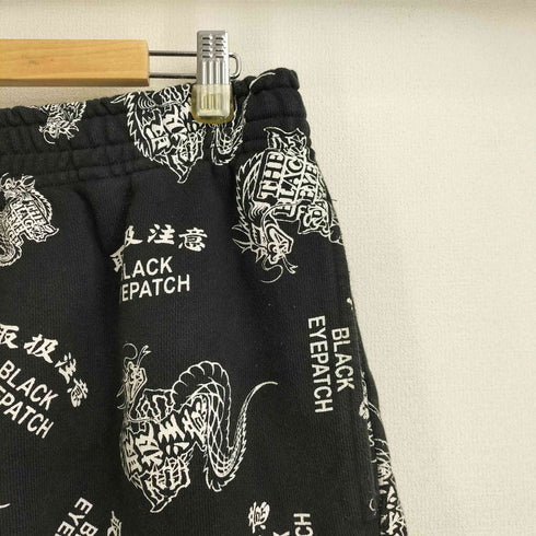 ブラックアイパッチ Black Eye Patch 取扱注意 HWC Dragon Patterned SWEAT Shorts メンズ