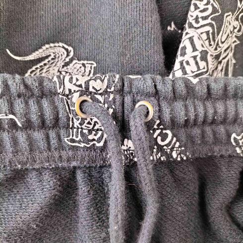 ブラックアイパッチ Black Eye Patch 取扱注意 HWC Dragon Patterned SWEAT Shorts メンズ