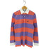 ブルックスブラザーズ BROOKS BROTHERS slim fit ボーダー柄長袖ポロシャツ ラガーシャツ メンズ JPN:XS