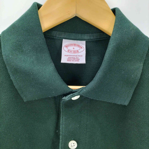 ブルックスブラザーズ BROOKS BROTHERS ロゴ刺繍鹿の子ポロシャツ メンズ JPN:S