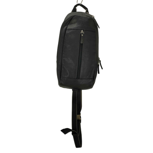 コーチ COACH ヘリテージウェブ レザー スリング ボディバッグ メンズ ONE SIZE