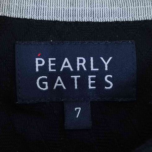 パーリーゲイツ PEARLY GATES ロゴ刺繍 ロゴ刺繍 ロングスリーブ ポロシャツ メンズ 7