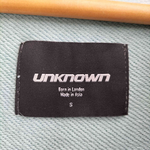 アンノウン UNKNOWN クロス ラインストーン ジップ パーカー メンズ import:S