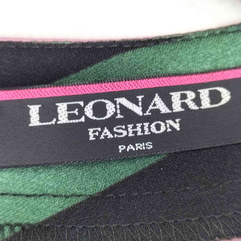 レオナール LEONARD カンカン フラワープリント プルオーバーブラウス レディース JPN:L