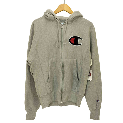 チャンピオン Champion 青単タグ REVERSE WEAVE ロゴ 刺繍 リバースウィーブ フルジップパーカー メンズ import:XS