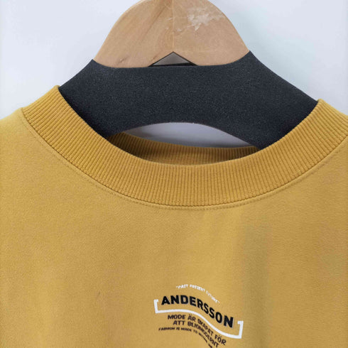 アンダースンベル Andersson Bell フロントプリント クルーネックスウェット メンズ import:L