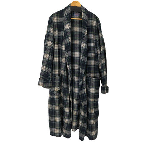 ペンドルトン PENDLETON 70S MADE IN USA ウールチェックガウン メンズ import:XL