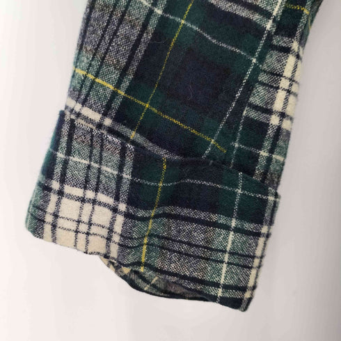 ペンドルトン PENDLETON 70S MADE IN USA ウールチェックガウン メンズ import:XL