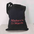 maker's mark フロントプリントトートバッグ レディース