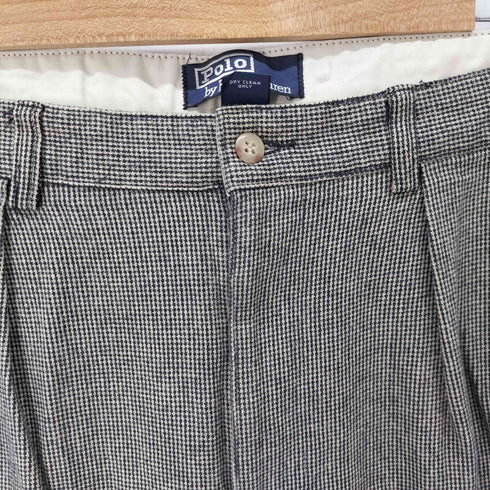 ポロバイラルフローレン Polo by RALPH LAUREN 千鳥格子柄 テーパードパンツ メンズ W30 L34