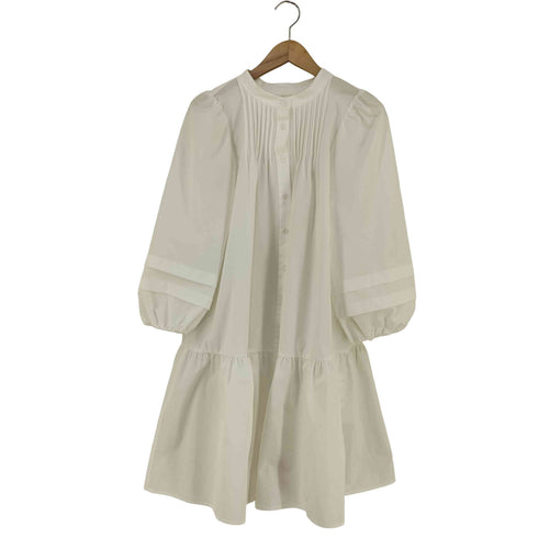 ジルスチュアート JILLSTUART タックシャツワンピース レディース FREE