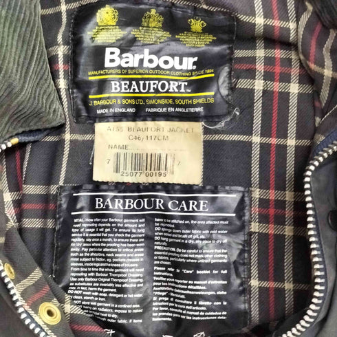 バブアー Barbour 97年製 BEAUFORT ビューフォート 3ワラント オイルドジャケット メンズ C46 117CM