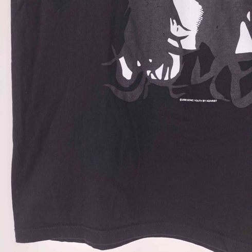 2000© バンド プリント クルーネックTシャツ バンドTシャツ メンズ import:XL