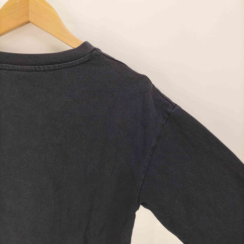 チャンピオン Champion マルチフォント ロゴ 刺繍 ロング スリーブ Tシャツ レディース M