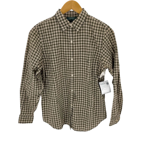ローレンラルフローレン LAUREN RALPH LAUREN コットンチェックシャツ レディース P/M