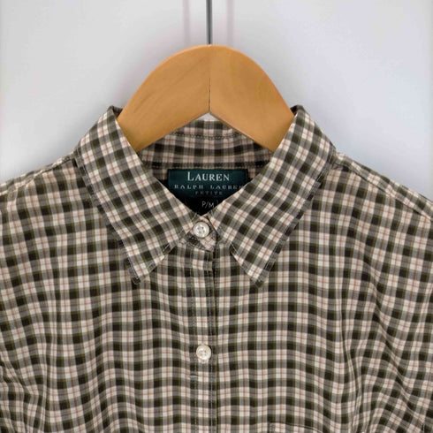 ローレンラルフローレン LAUREN RALPH LAUREN コットンチェックシャツ レディース P/M