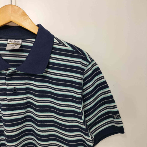コロンビア Columbia TITANIUM 鹿の子ポロシャツ メンズ M