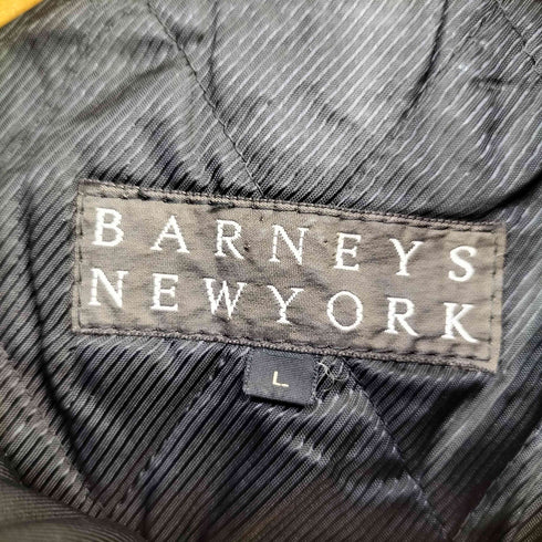 バーニーズニューヨーク BARNEYS NEWYORK ライナー付き ハーフコート コーティング加工 メンズ import:L