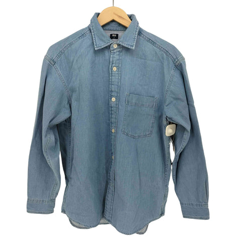 ユニクロ UNIQLO 25SS デニムオーバーシャツ メンズ JPN:S