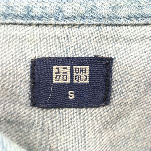 ユニクロ UNIQLO 25SS デニムオーバーシャツ メンズ JPN:S