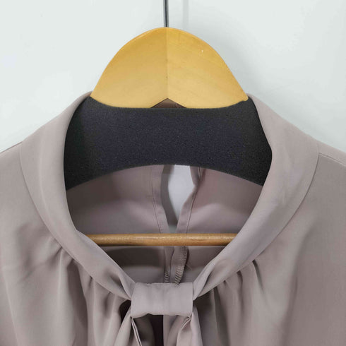 ナチュラルクチュール natural couture 袖口パールノット結びボータイブラウス レディース FREE