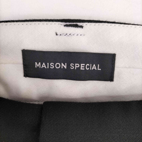 メゾンスペシャル MAISON SPECIAL 21SS ワイドカラースラックス レディース 36