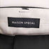 メゾンスペシャル MAISON SPECIAL 21SS ワイドカラースラックス レディース 36