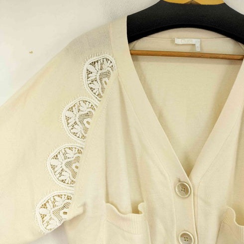 クロエ Chloe カットレースカーディガン レディース JPN:XS