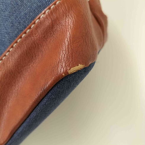 ムスタッシュ MOUSTACHE レザー 切り替え ショルダー バッグ メンズ L