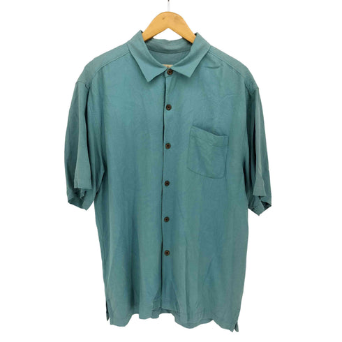 トミーバハマ Tommy Bahama 90s シルク100 開襟アロハシャツ メンズ import:L