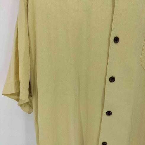 トミーバハマ Tommy Bahama 90s シルク100 オープンカラーシャツ メンズ import:XL