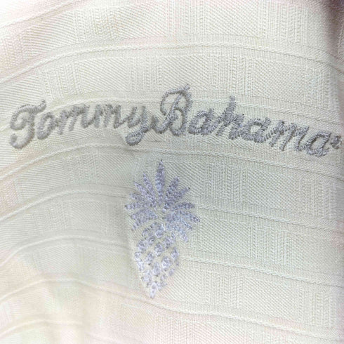 トミーバハマ Tommy Bahama 90s シルク100 オープンカラーシャツ メンズ import:XL