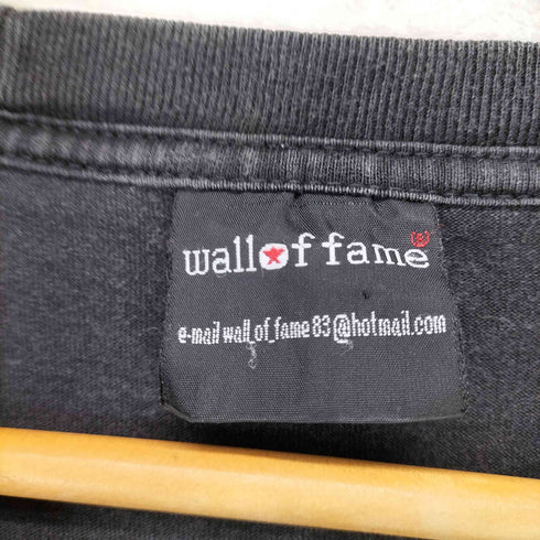 ウォールオブフェイム wall of fame 袖シングルステッチ 両面プリントS/S TEE メンズ